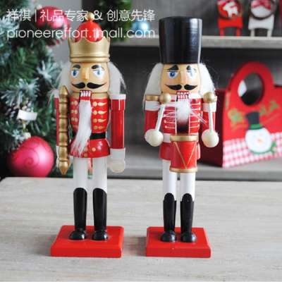 Christmas Wooden Nutcracker King and Drumer