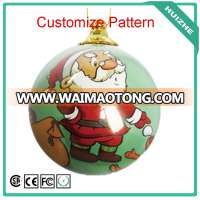 Factory Wholesale Customize Pattern Giant Plastic Ornament Decoration Christmas Ball