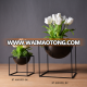 Metal flower vase table decoration home accessory